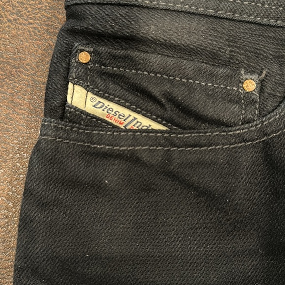 Diesel Regular Slim-Straight Black Jeans - Picture 3 of 9